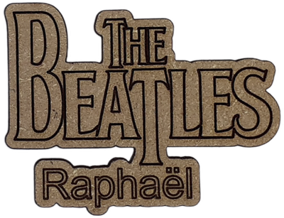 Magnet - Logo musique Beatles personnalisable